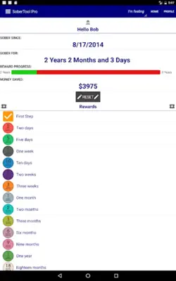 SoberTool - Sobriety tracker android App screenshot 0