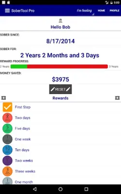 SoberTool - Sobriety tracker android App screenshot 2