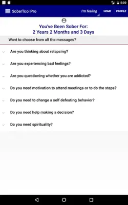 SoberTool - Sobriety tracker android App screenshot 3